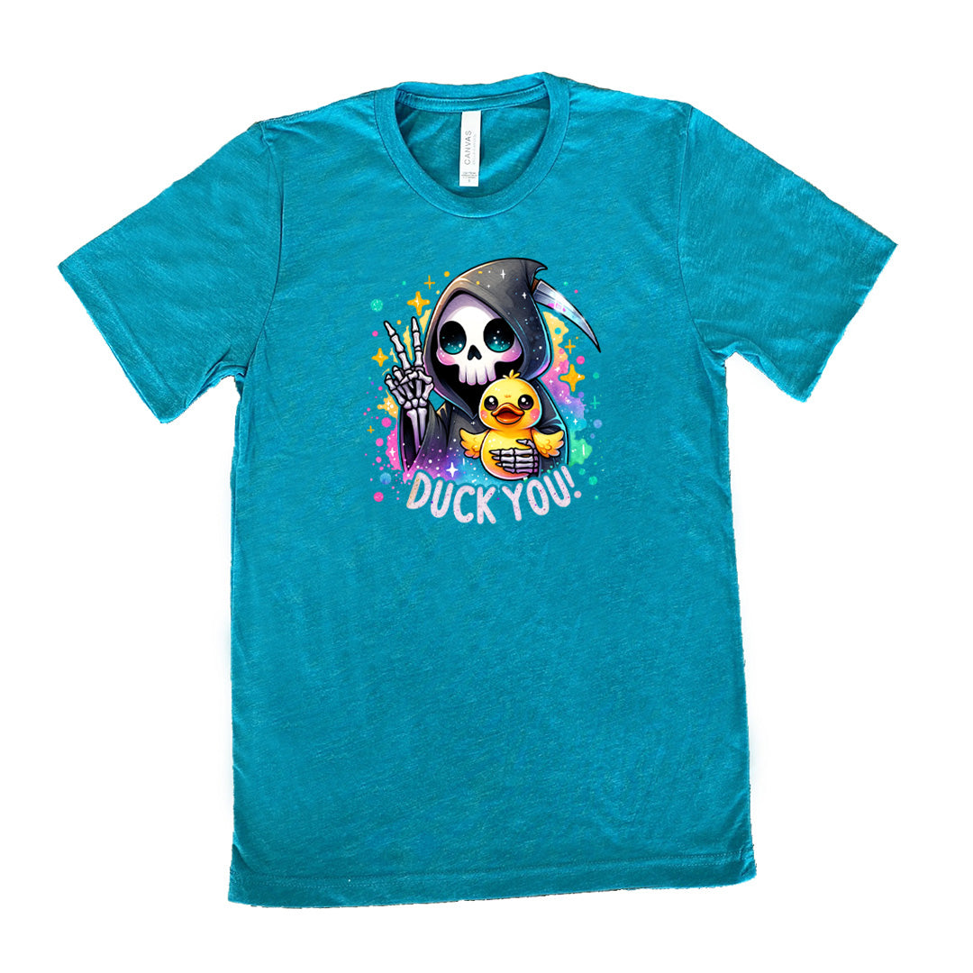 Funny Duck You Unisex T-Shirt - Trendy Graphic Tee for Men & Women - Perfect for Casual Wear, Gifts & Humor Lovers