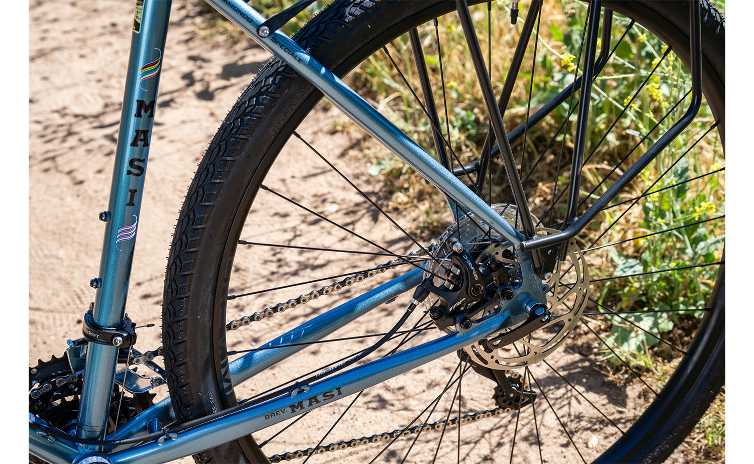 Masi Giramondo 700c Adventure Road Bike - Lightweight Aluminum Frame, Disc Brakes, All-Terrain Tires for Commuting, Touring & Off-Road Cycling