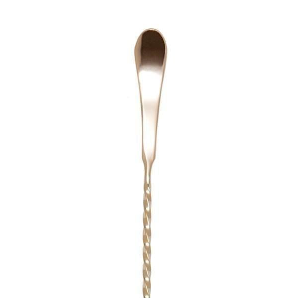 Cocktail Kingdom® Hoffman 33cm Gold Bar Spoon - Professional Bartending Tool for Mixing Drinks, Layering Cocktails & Home Bar Use