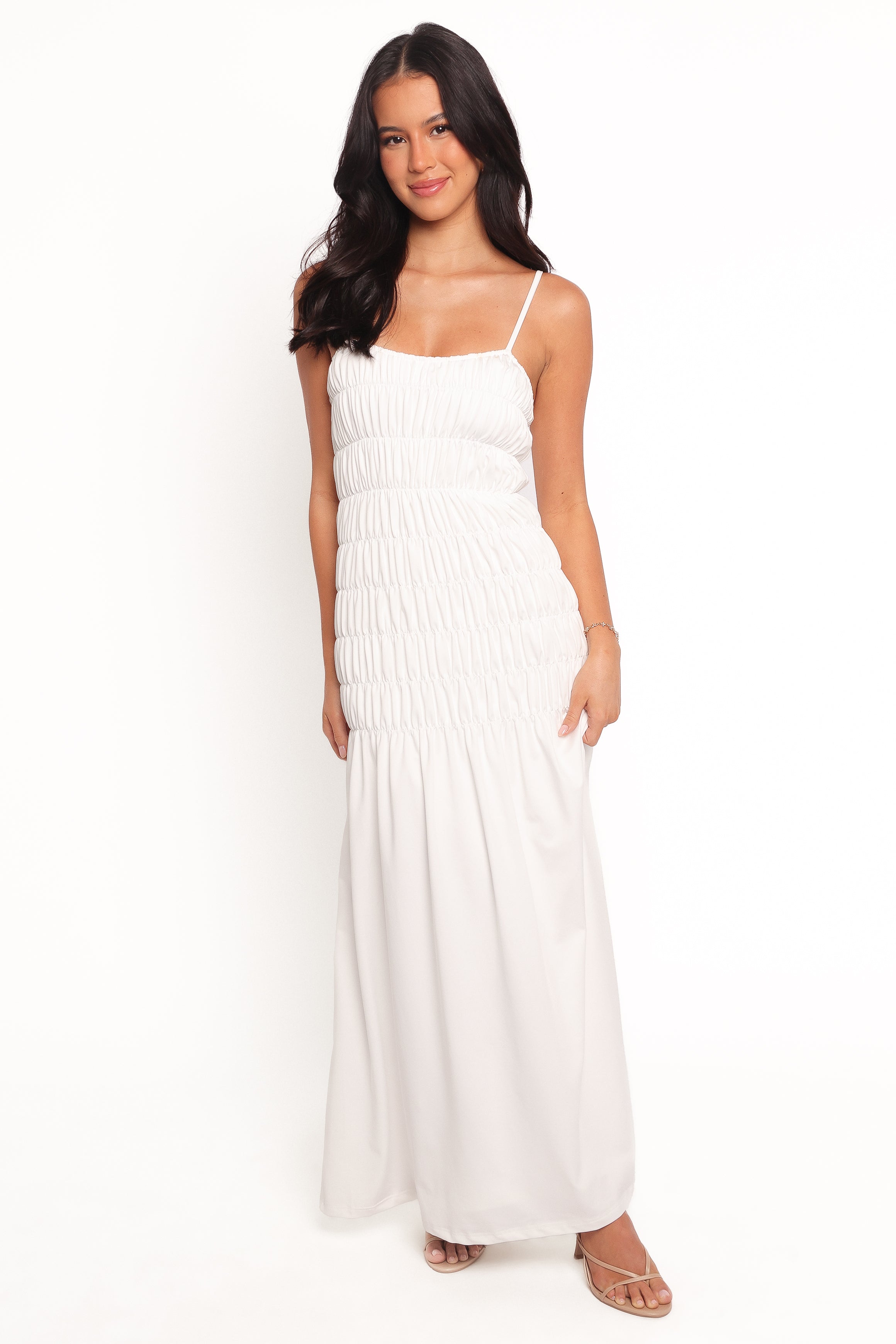 Ingrid Maxi Dress for Women - Elegant White Summer Long Dress - Perfect for Beach, Vacation & Casual Outings