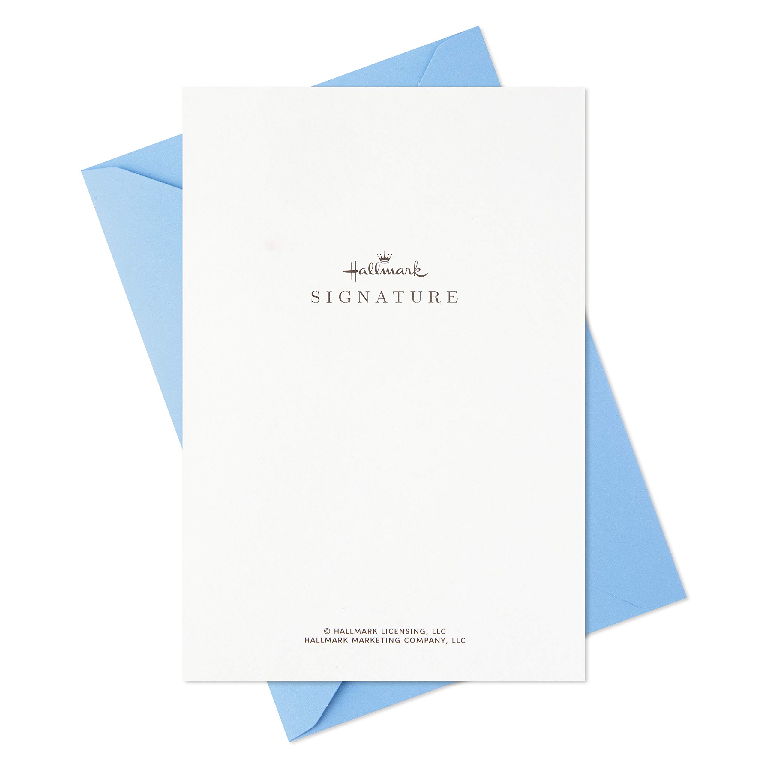 Hallmark Signature Anniversary Card - Day Filled with Love - Romantic Greeting Card for Birthday, Valentine's Day & Special Occasions - Perfect for Couples, Spouses & Loved Ones