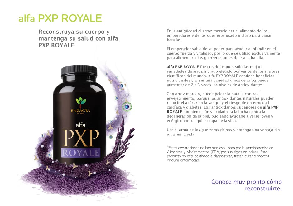 Alfa PXP Royale Purple Rice Powder - 30 Servings (150g) | Premium Ground Purple Rice for Smoothies, Baking & Healthy Recipes | Gluten-Free & Nutrient-Rich Superfood