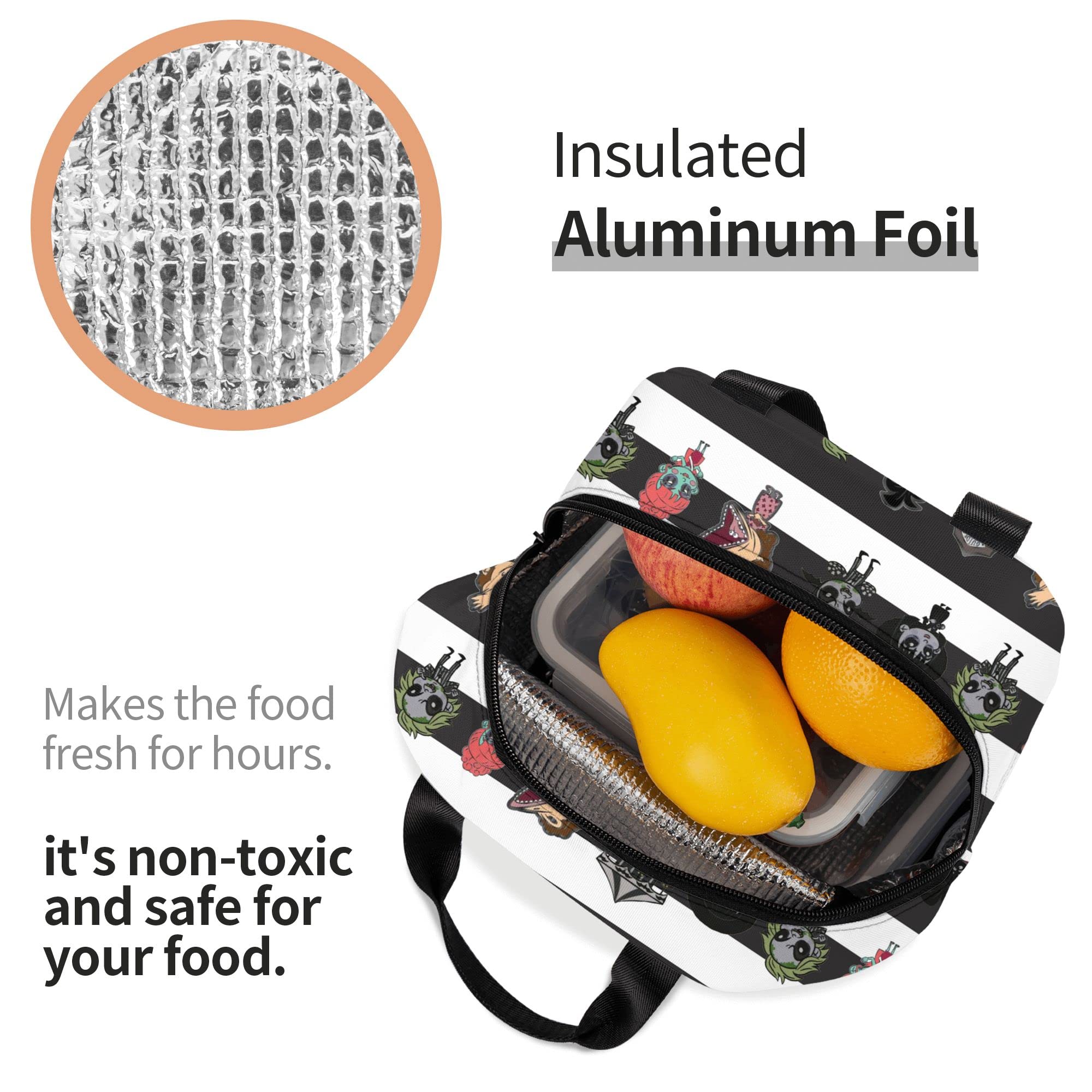 Insulated Lunch Bag for Women & Men - Portable Thermal Lunch Tote for Work, Office, School & Picnic | Leakproof Cooler Lunch Box for Kids & Adults | Perfect for Meal Prep, Camping & Outdoor Activities
