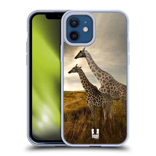 Giraffe Couple And Landscape