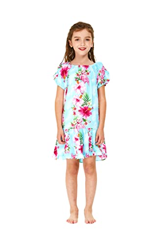 Pink Hibiscus Vine Turquoise