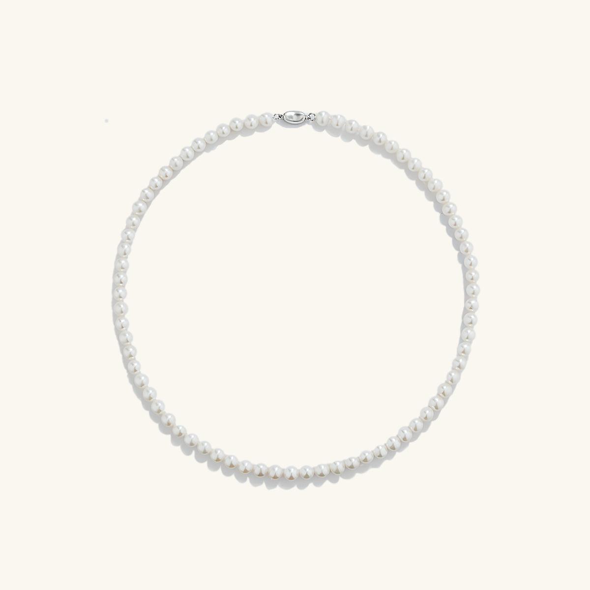 Elegant 6-6.5mm Freshwater Pearl Necklace - 18 Inch Strand for Women | Perfect for Weddings, Parties & Formal Occasions