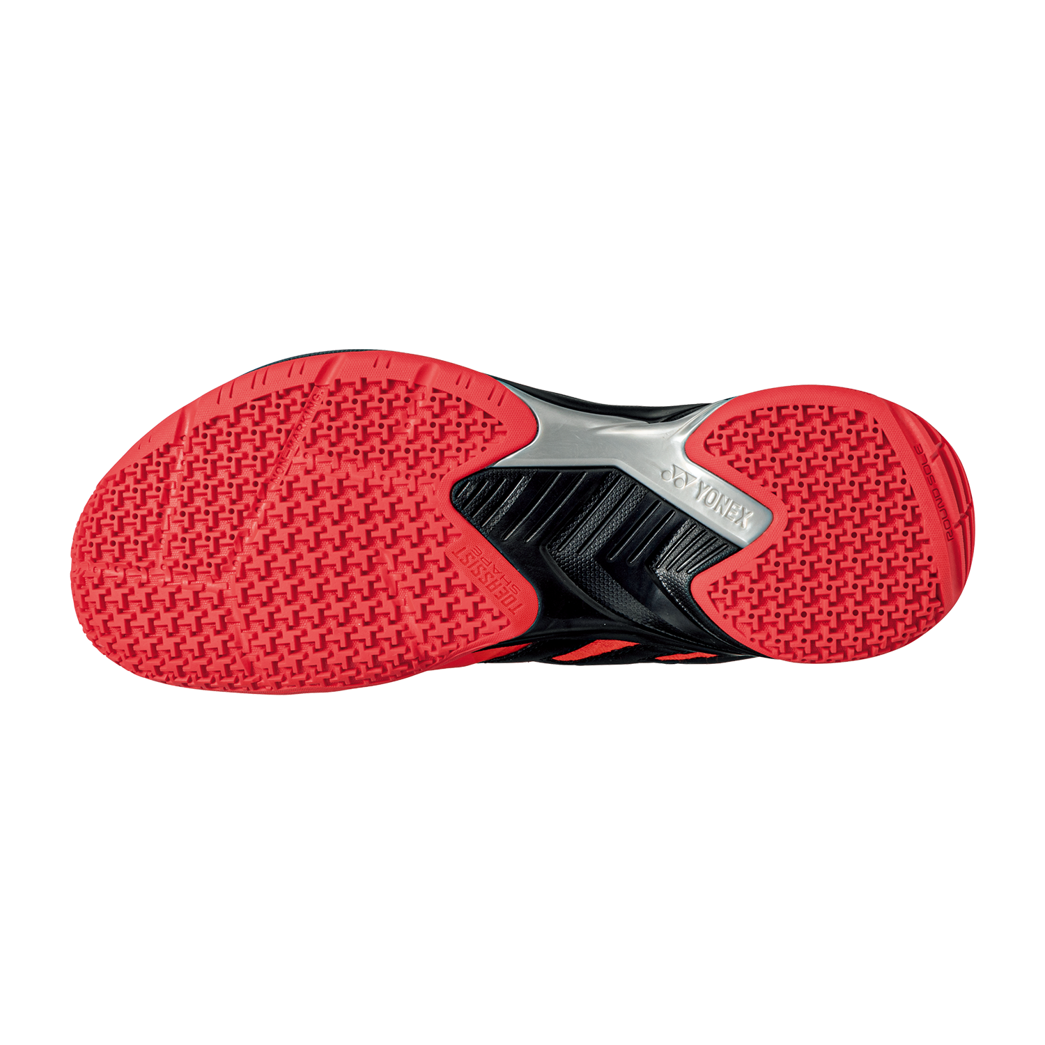 Yonex Power Cushion Cascade Accel Badminton Shoes - Black/Red - Lightweight & Cushioned for Court Performance - Perfect for Badminton, Tennis & Indoor Sports
