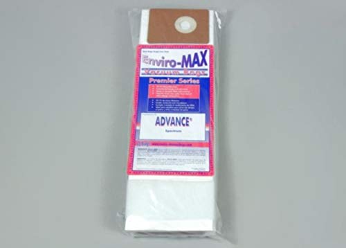Enviro-Max 1471058500 Case of 100 Vacuum Bags for Clarke Carpmaster - Advanced Spectrum Filtration - Perfect for Home & Commercial Cleaning, Dust Collection, and Workshop Use