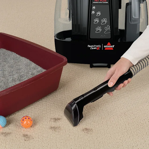 Bissell Pawsitively Clean SpotClean Pet Plus Portable Carpet Cleaner for Pet Stains - Ideal for Home, Car Upholstery, and Pet Accidents