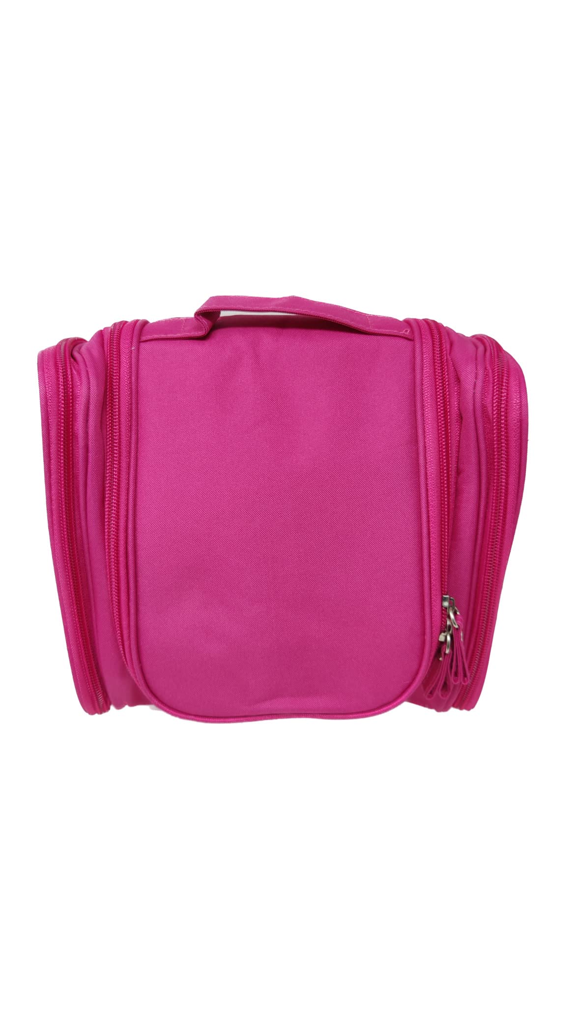 Di-Grazia Waterproof Toiletry Bag for Women - Travel Makeup Pouch & Cosmetic Organizer with Hook - Pink Shower Wash Bag for Gym, Vacation & Daily Use