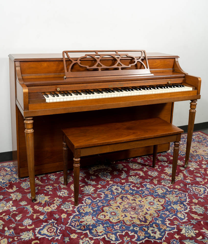 Vintage 1970 Kohler & Campbell Classic Upright Piano - Satin Walnut Finish | Perfect for Home, Studio & Music School Decor