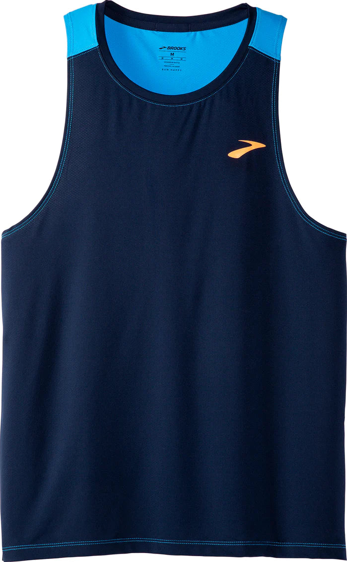 Brooks Atmosphere 2.0 Men's Running Singlet - Lightweight Breathable Performance Shirt for Marathon & Training - Gym, Jogging, Outdoor Sports Activewear