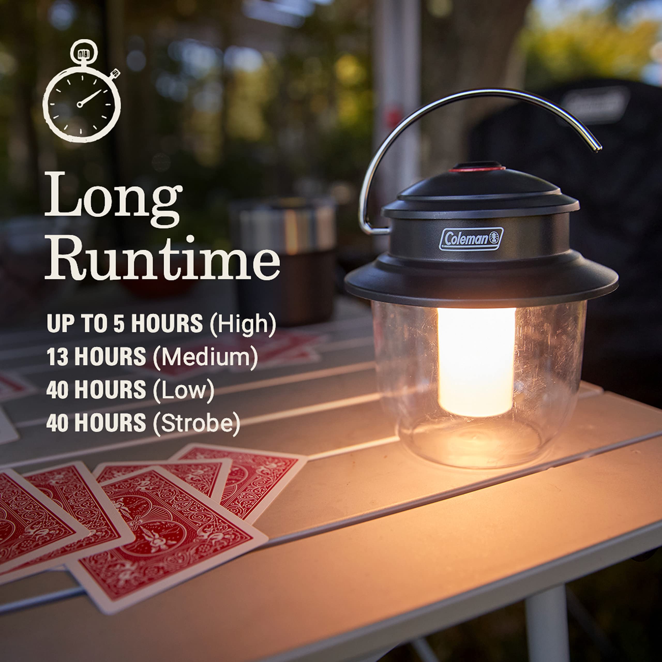 **Coleman Classic Rechargeable LED Lantern – Water-Resistant, Durable, Built-in Battery – Perfect for Camping, Hiking, Power Outages & Emergency Preparedness**