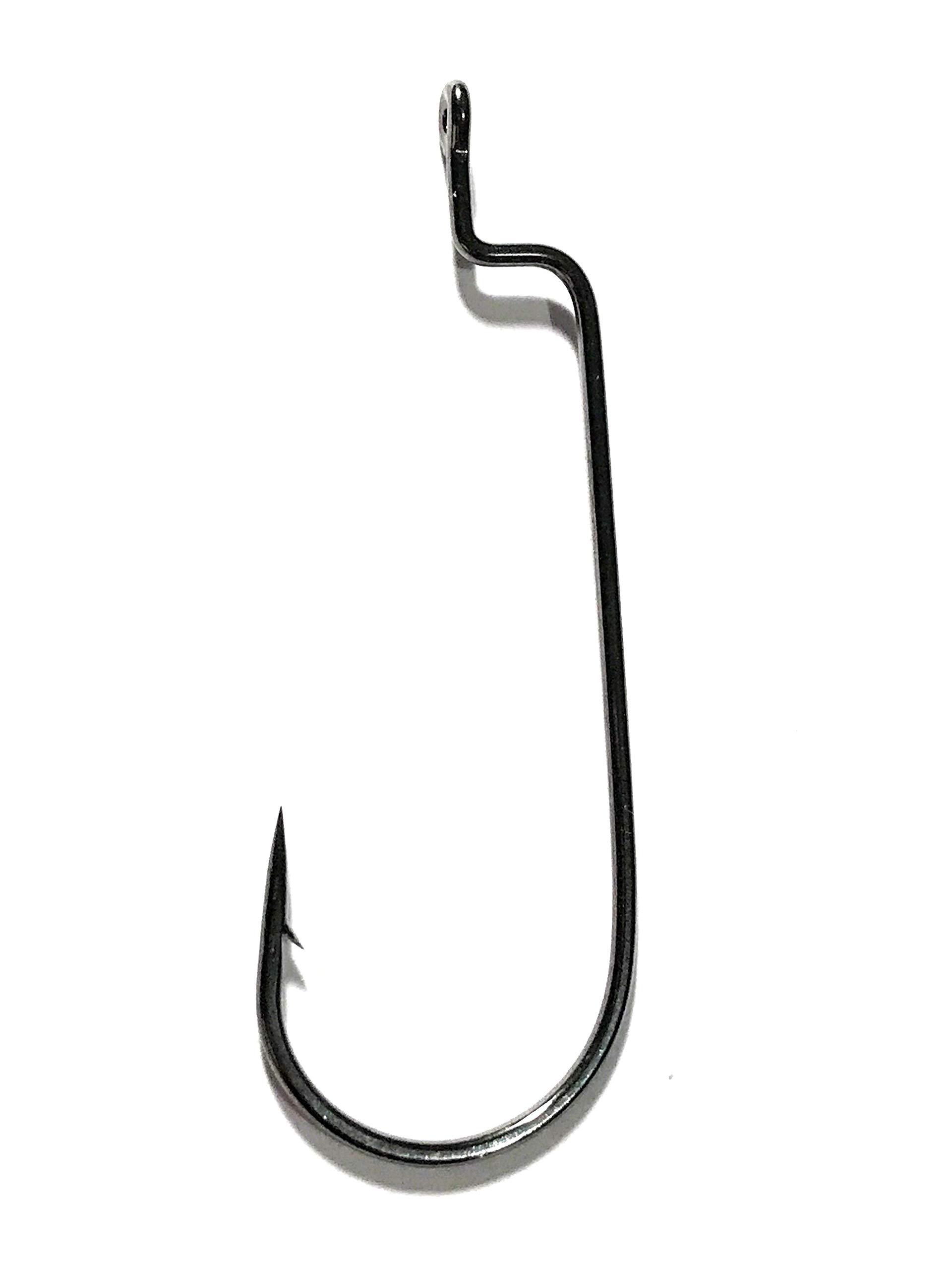 25Pcs Softy Lure Worm Hooks - Premium Drop Shot & Finesse Fishing Hooks for Bass, Trout, Panfish - Ideal for Freshwater & Saltwater Fishing