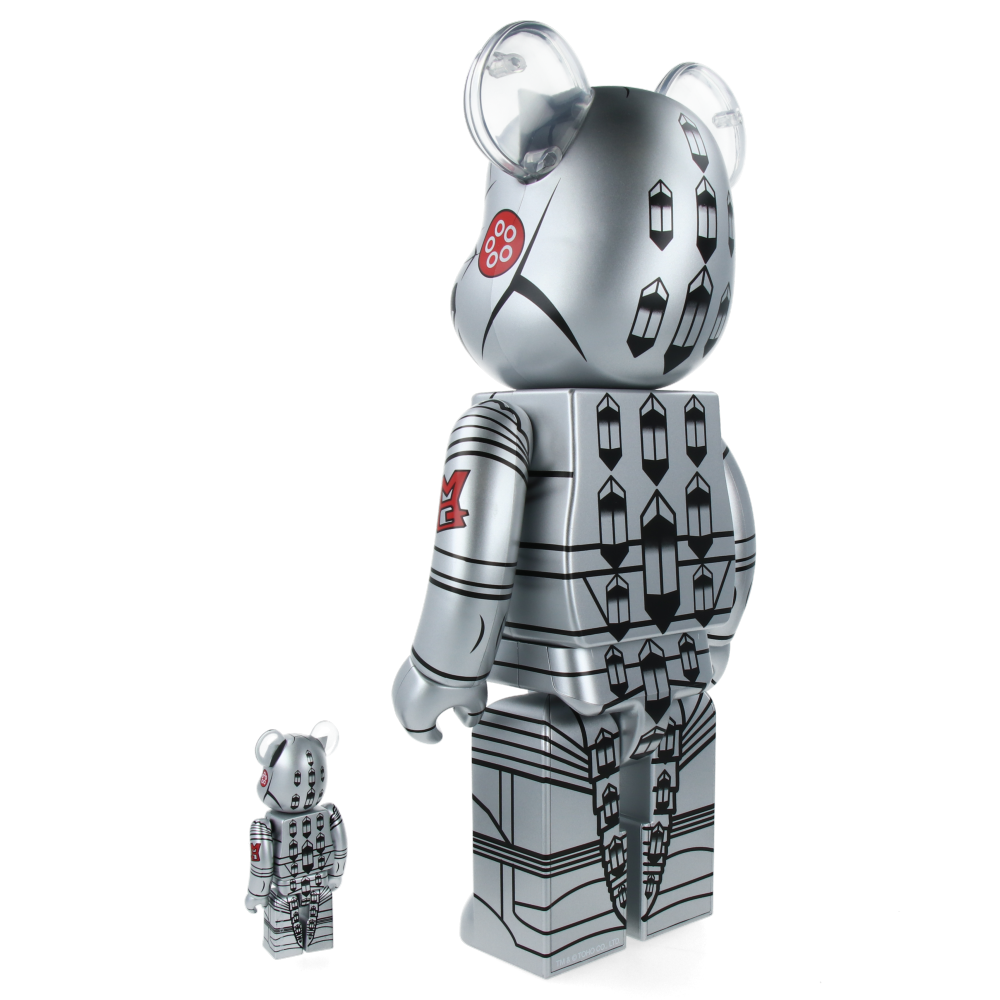 400% + 100% Bearbrick Mechagodzilla (1974) Collectible Figure - Limited Edition Vinyl Art Toy for Anime Fans & Godzilla Collectors - Perfect for Display, Gift Giving, and Pop Culture Decor