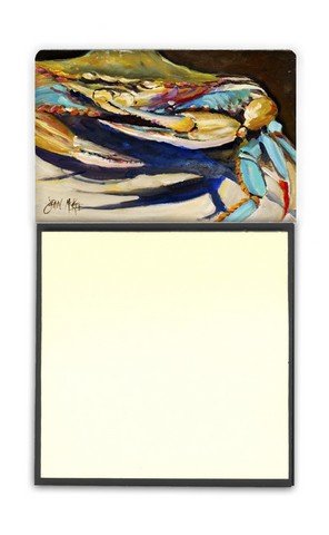 Blue Crab Sticky Note Holder - Fun Crab-Shaped Memo Pad Holder for Office & Home Desk Organization - Perfect for Notes, Reminders, and Decor