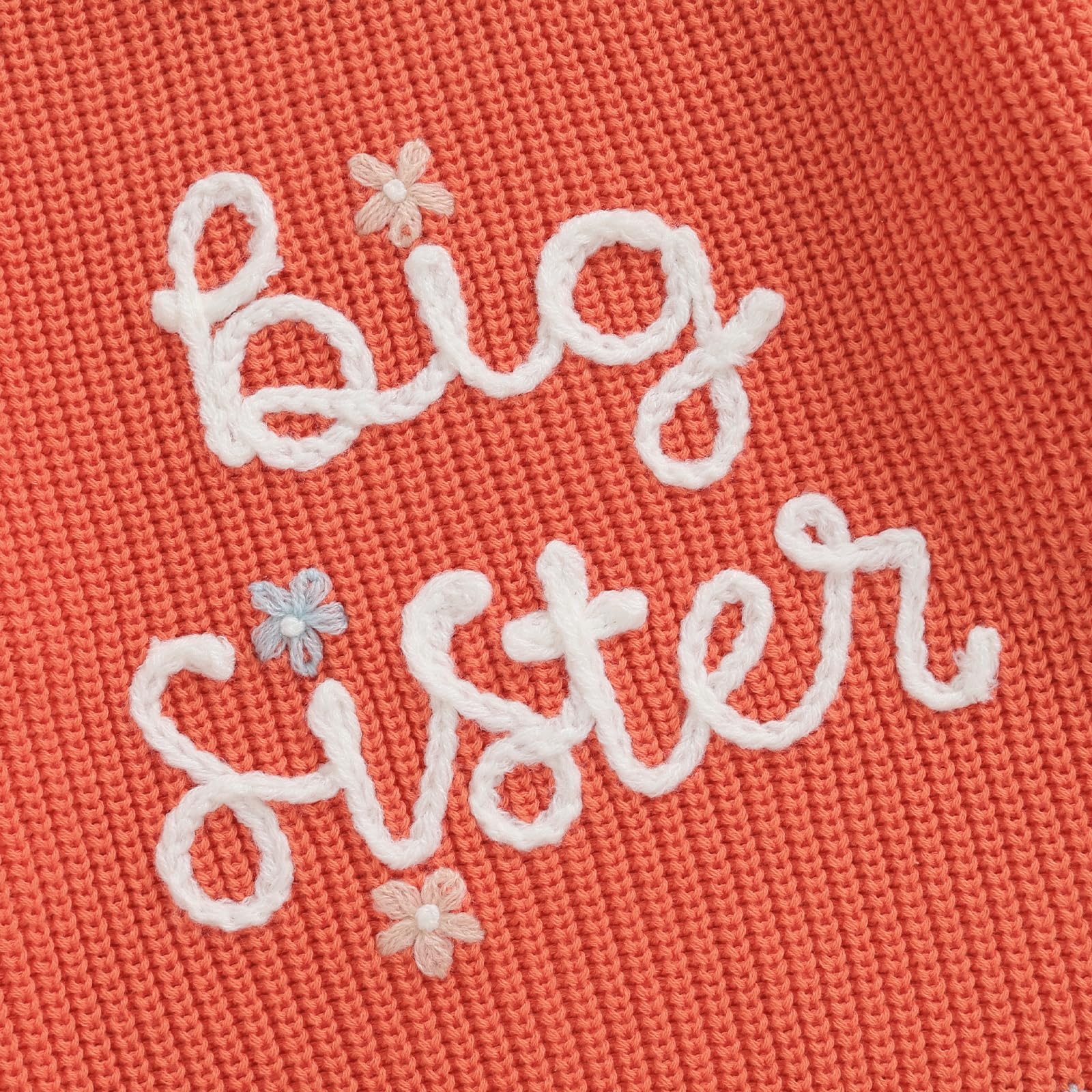 Big Sister Little Sister Matching Knit Sweaters for Toddlers - Cozy Family Outfits