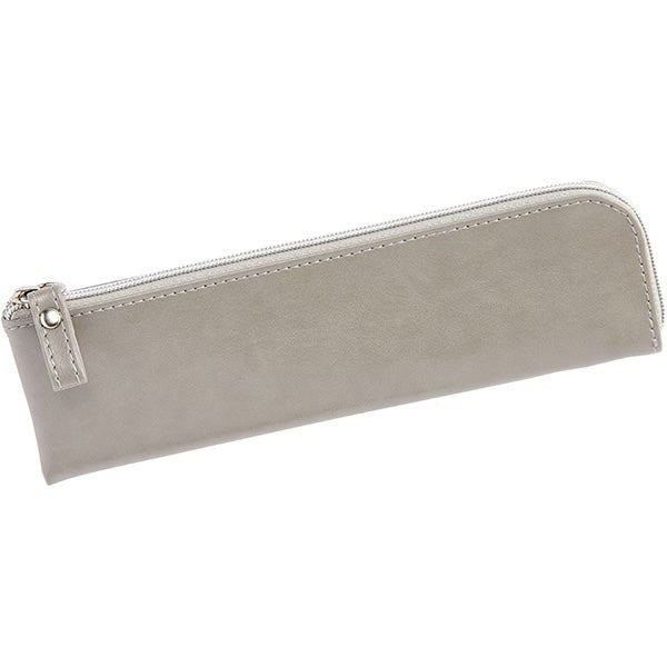 Gloire Flat Pen Case - Premium Leather Pencil Holder for Students & Professionals - Perfect for Office, School & Travel Organization
