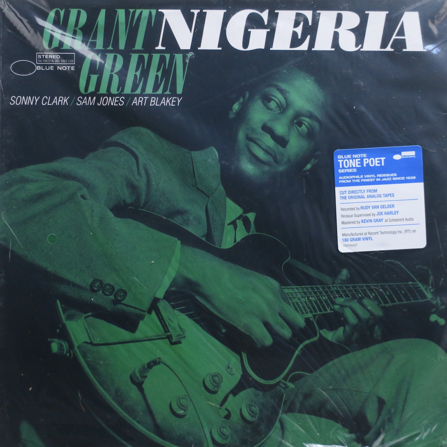 GRANT GREEN 'Nigeria' Blue Note Tone Poet 180g Vinyl LP - Jazz Music Record for Audiophiles & Collectors - Perfect for Home Listening & Music Enthusiasts