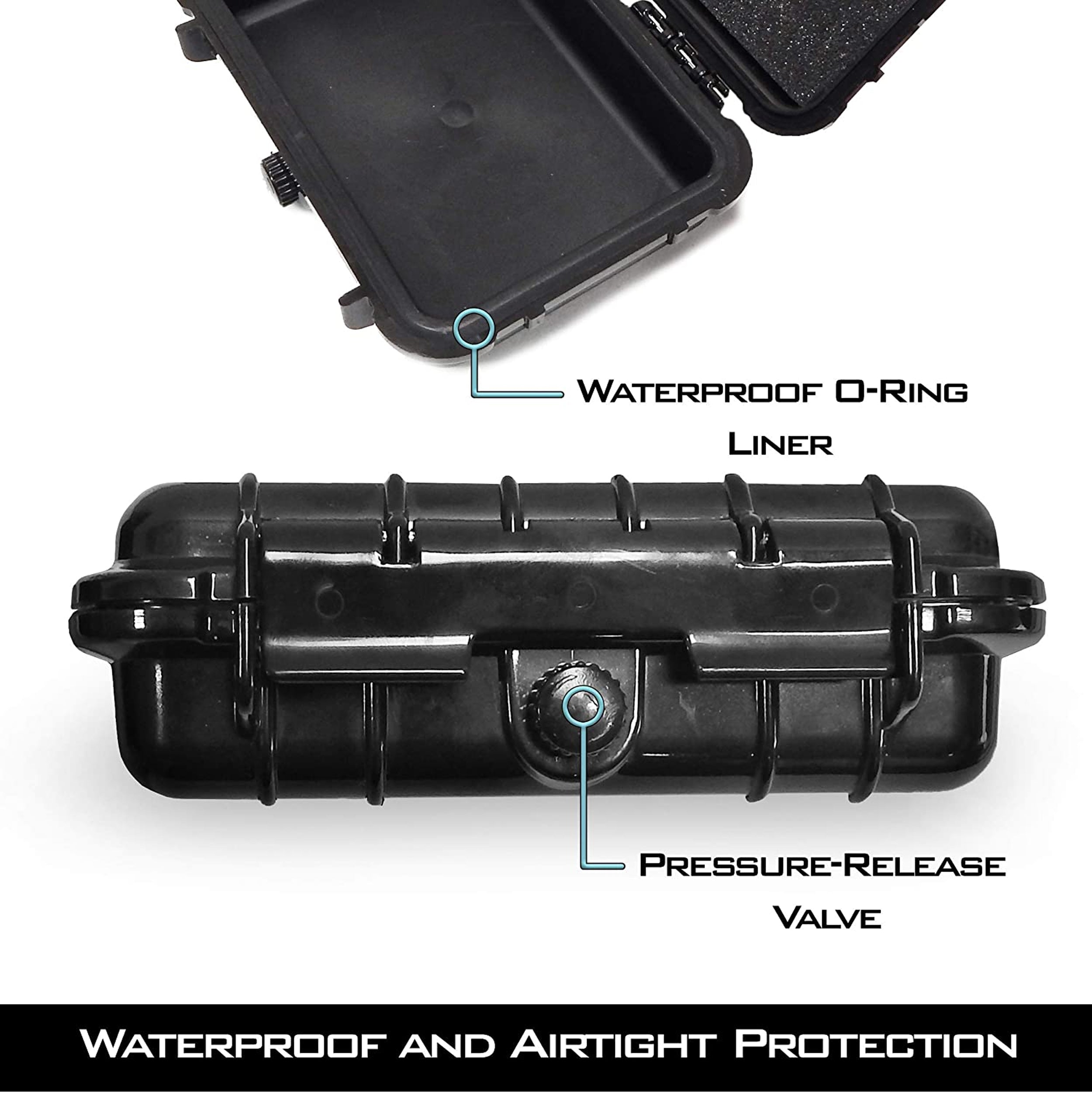 Waterproof Protective Case for Garmin inReach Satellite GPS Messenger - Shockproof & Dustproof Travel Storage Box with Custom Foam Insert - Perfect for Hiking, Camping & Outdoor Adventures
