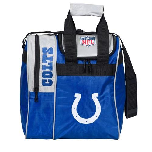 KR Strikeforce 2020 NFL Indianapolis Colts Official Team Logo Single Tote Bowling Bag - Perfect for Football Fans, Game Day & Bowling Alley Outings