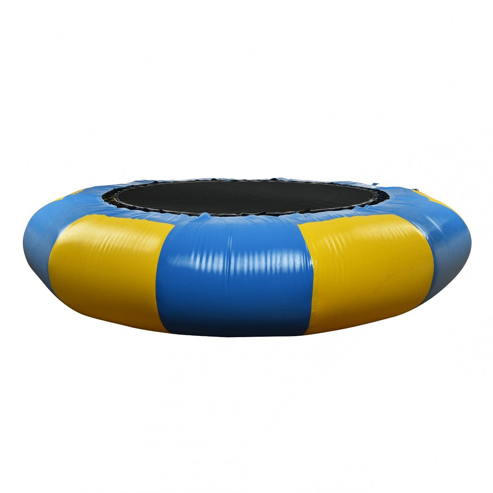 Sanamity 10 Ft Round Inflatable Bouncer Float Mat for Lake - Durable Water Trampoline for Kids & Adults | Perfect for Swimming Pools, Lakes, Beaches & Backyard Fun