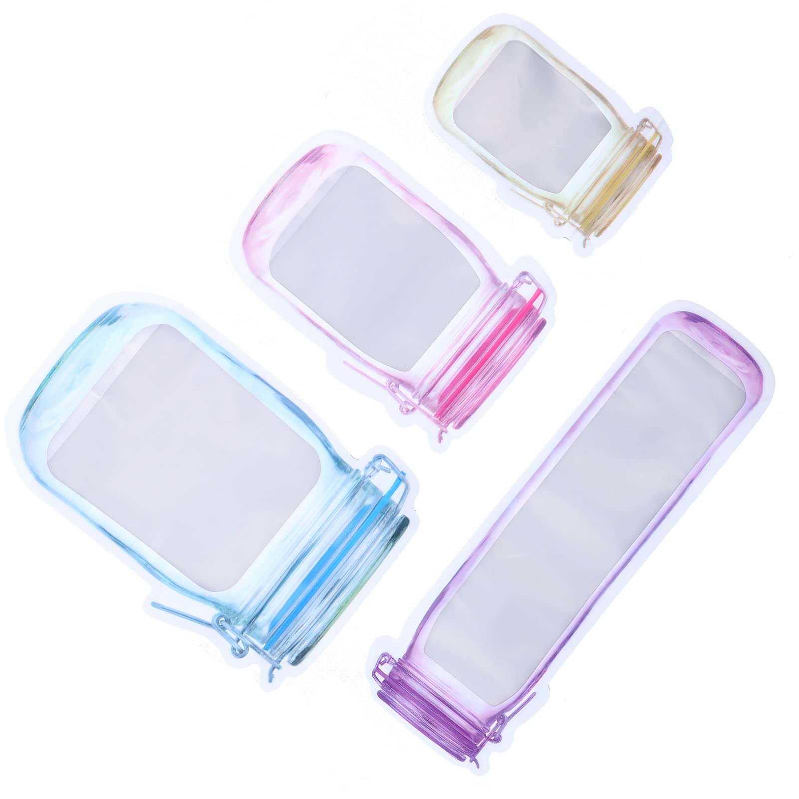 Eco-Friendly Reusable Food Storage Bags - Large Leakproof PE Composite Snack Packaging | Perfect for Travel, Picnics, Home Meal Prep & Camping | Sustainable Kitchen & On-the-Go Food Containers