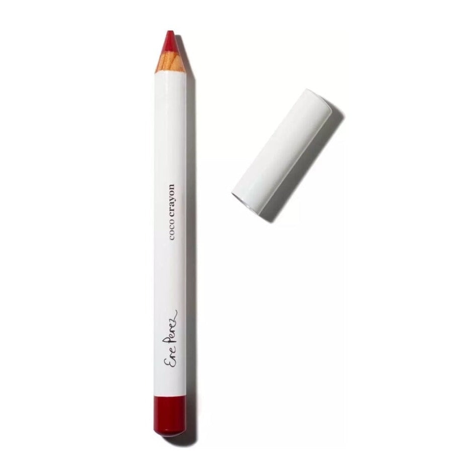 Ere Perez Coco Crayon Charm - Natural Vegan Lip & Cheek Tint for Everyday Makeup | Perfect for Work, Date Night & Travel