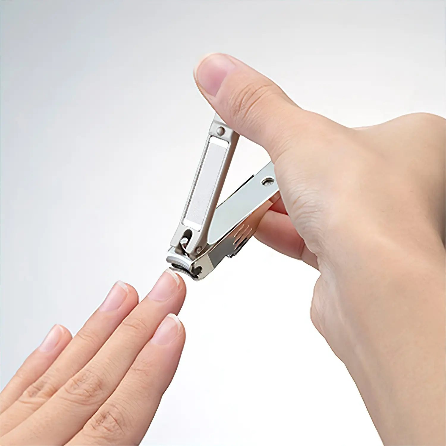 Premium Stainless Steel Nail Clippers with Catcher - Green Bell Takuminowaza Professional Nail Trimmer for Men & Women - Perfect for Home, Travel, and Salon Use