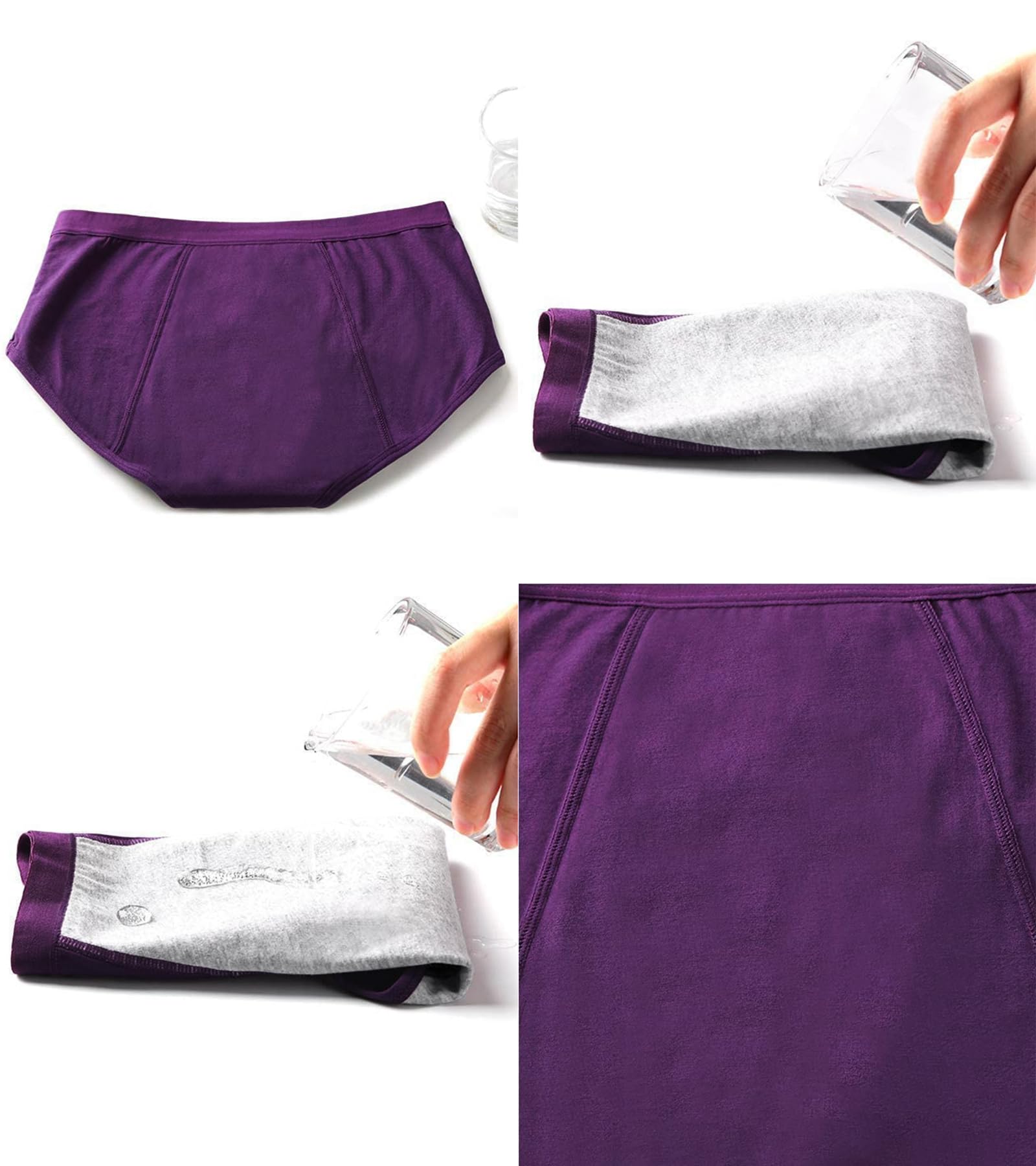 Postpartum Underwear for Women - Cotton High Waisted Panties, Soft & Breathable Full Coverage Ladies Briefs - Perfect for Post-Delivery Recovery & Comfortable Daily Wear