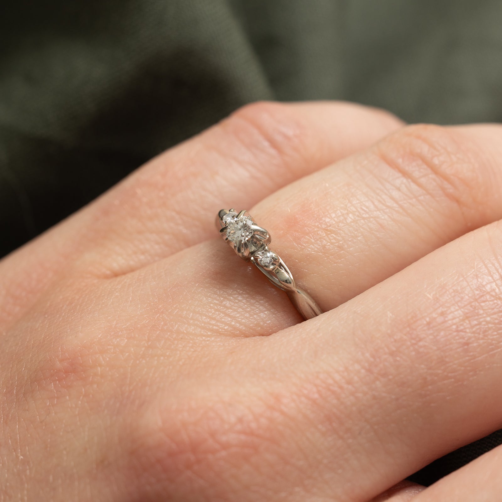 0.16ctw Illusion Set Diamond Ring - Size 4.25 | Elegant Engagement & Wedding Band for Women | Perfect for Proposals, Anniversaries & Special Occasions