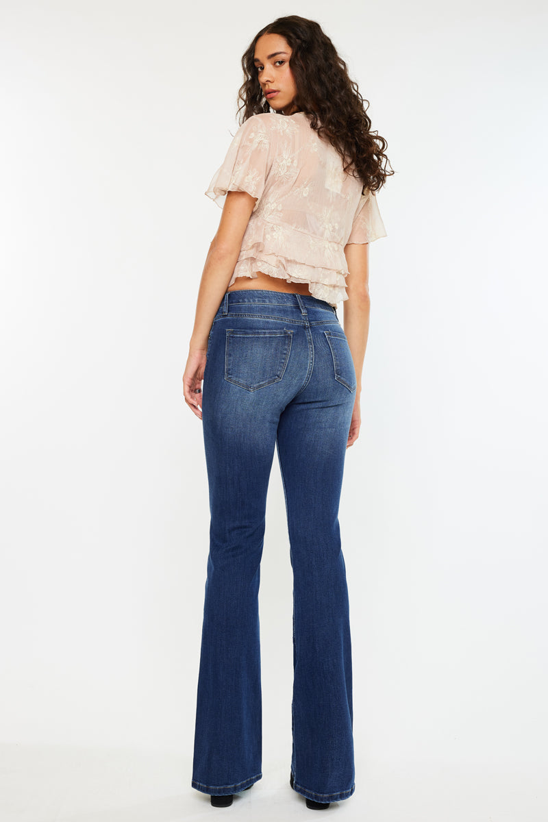 Constance Essentials High Rise Bootcut Jeans for Women - Stretchy Denim Pants with Flattering Fit | Perfect for Casual Wear, Office & Night Out