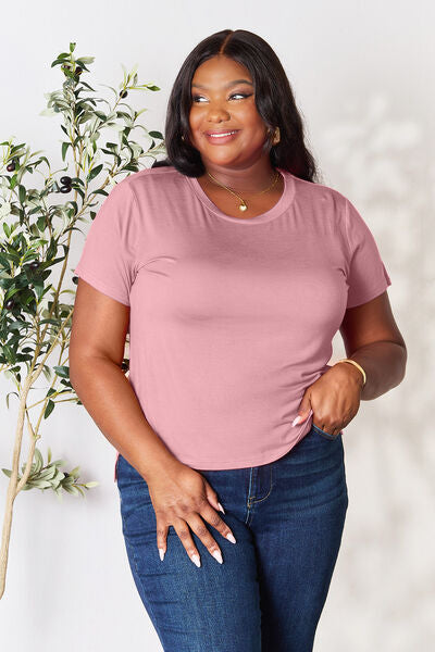 Round Neck Short Sleeve T-Shirt for Men & Women - Comfortable Cotton Casual Tee for Everyday Wear, Gym, and Outings