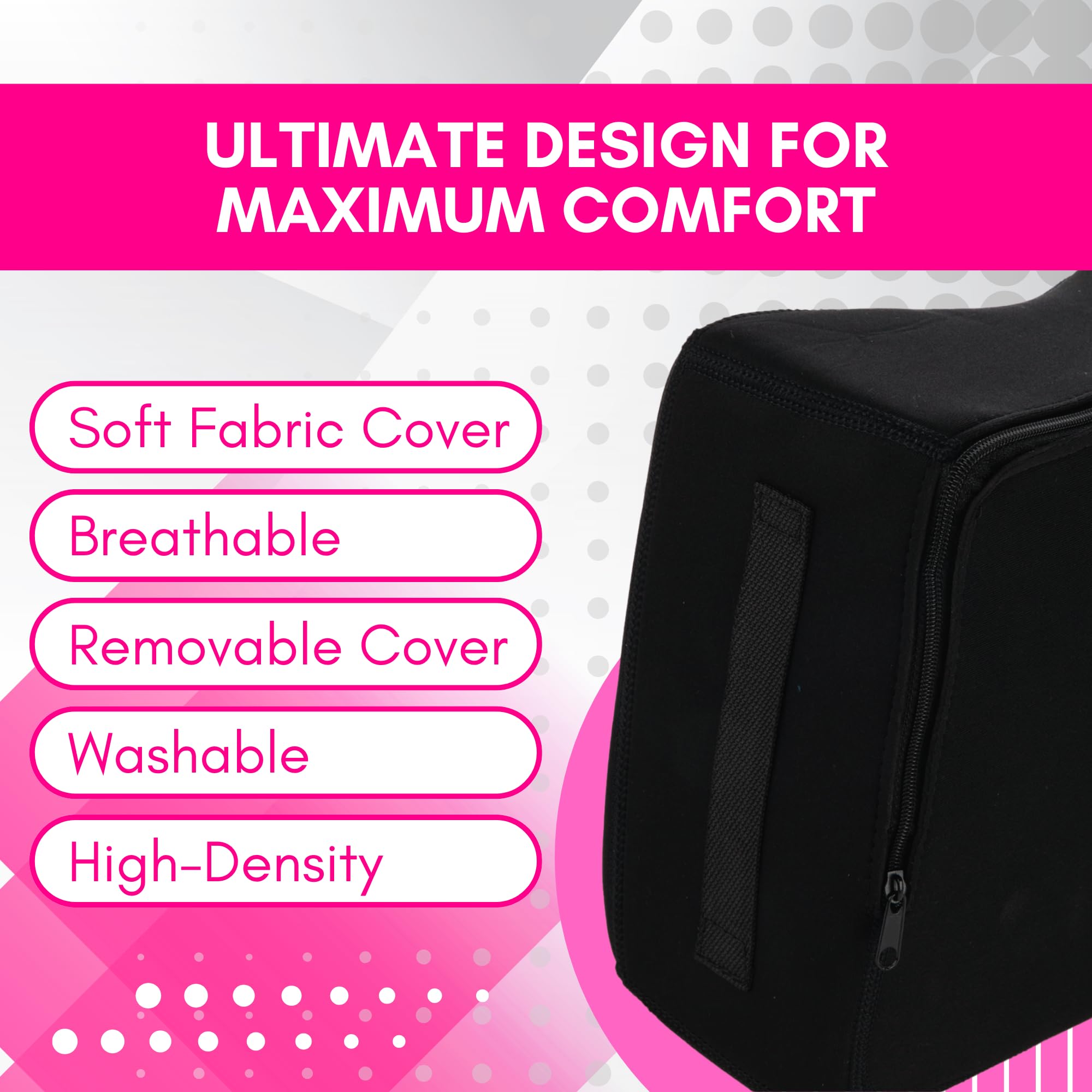 Post-Surgery BBL Pillow - Lightweight Butt Cushion with Urinal for Comfort & Recovery