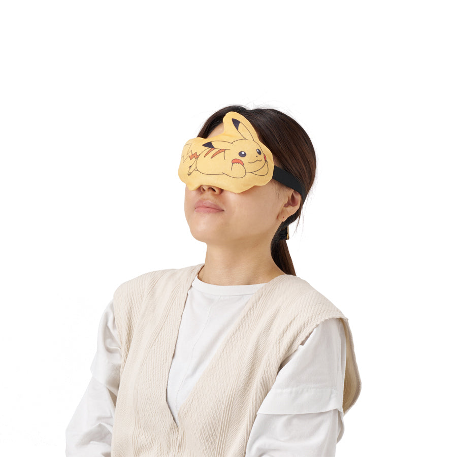 GOWELL Pikachu Sleep Mask - 42g Soft Comfortable Eye Mask for Sleeping, Travel & Relaxation - Block Light for Better Sleep, Perfect for Night Use & Nap Time