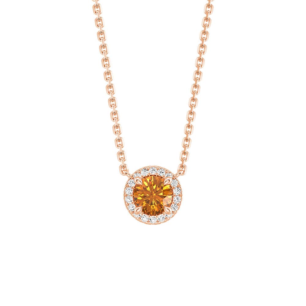 Eternal Halo Personalized Birthstone Necklace - Custom Name & Birth Month Jewelry Gift for Women, Mom, Wife | Perfect for Birthday, Anniversary, Mother's Day & Special Occasions
