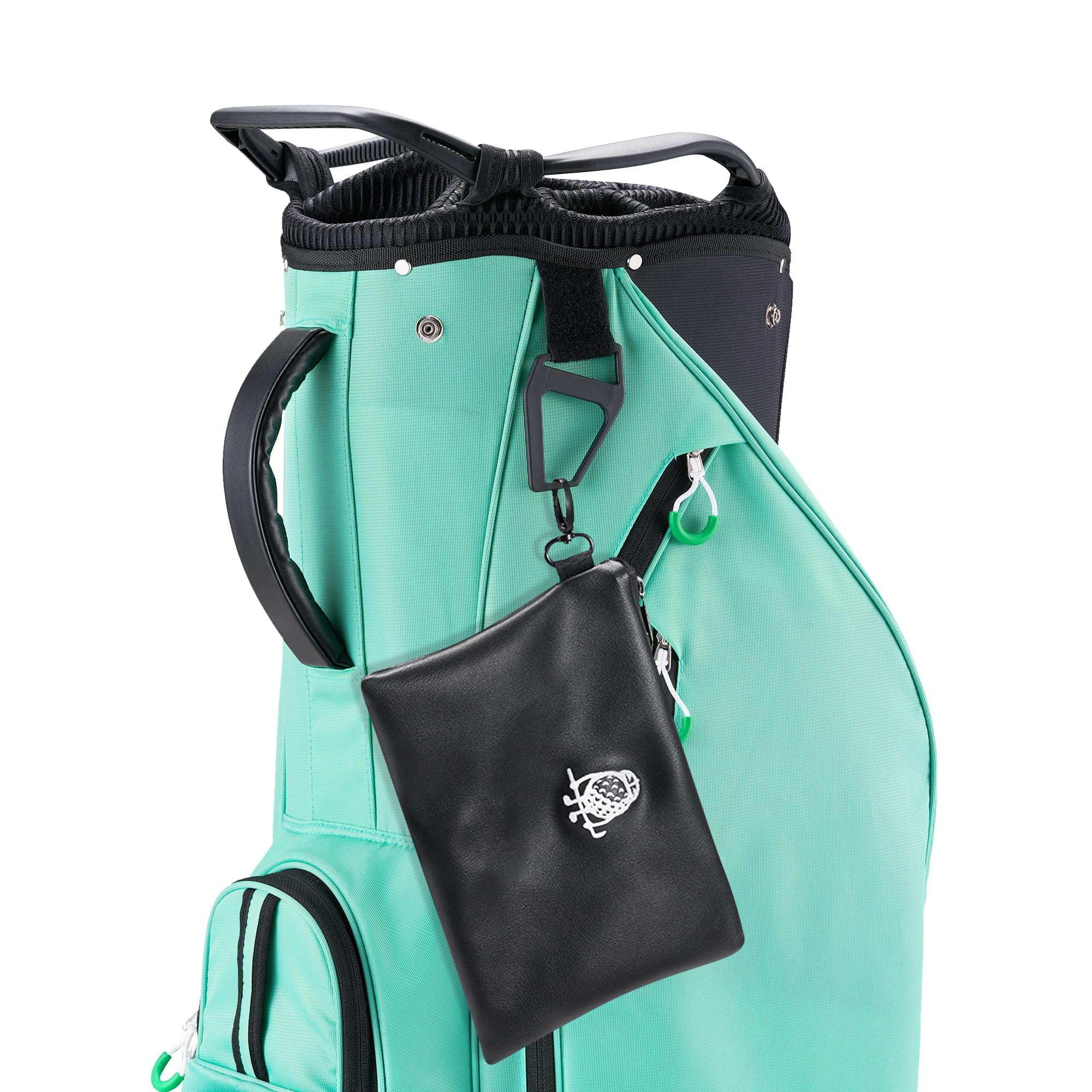 **14-Way Top Organizer Golf Cart Bag with Handle & Rain Cover - Premium Golf Bag for Men & Women - Perfect for Golf Carts, Tournaments & Practice Rounds**