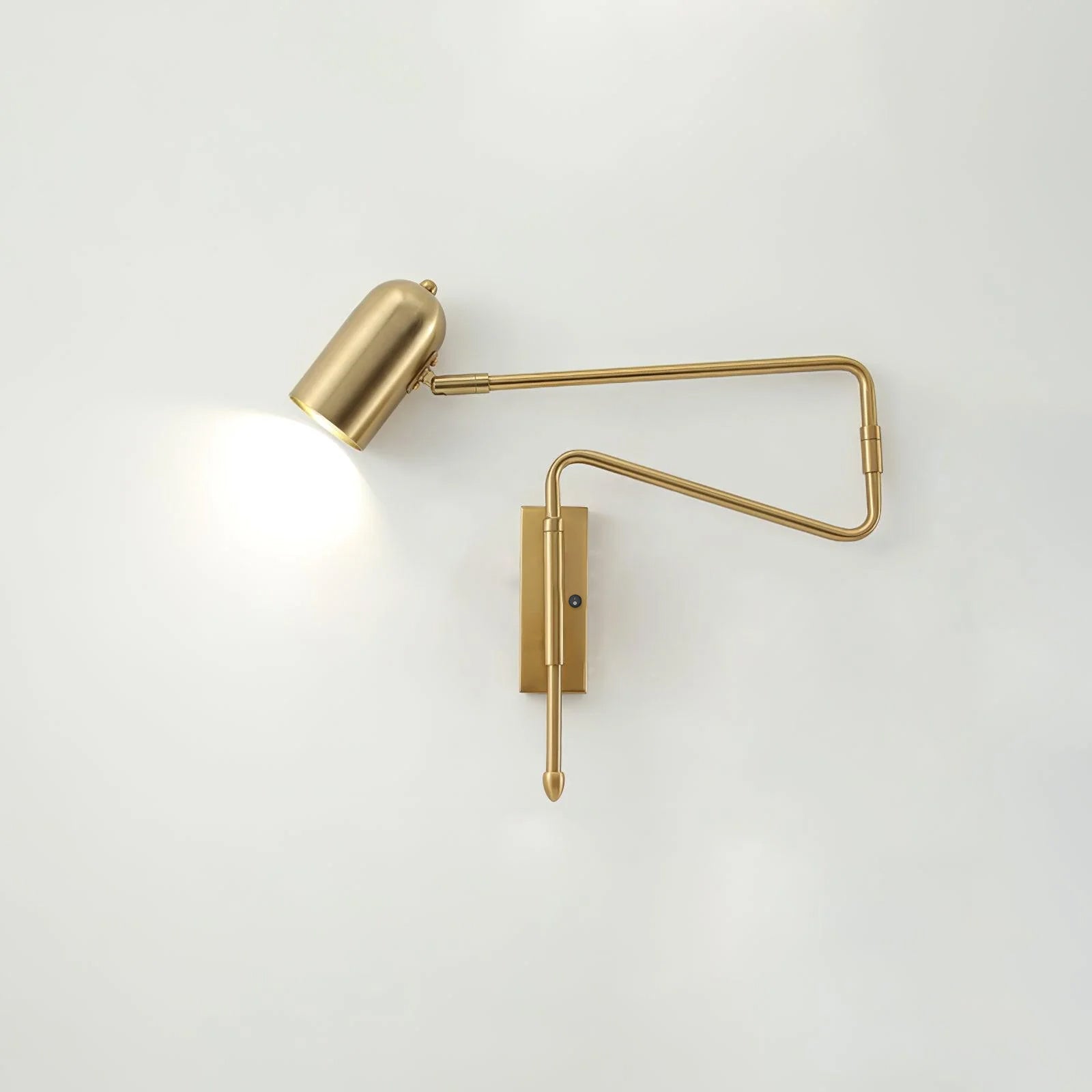 Adjustable Arm Reading Wall Lamp - Dimmable LED Light for Bedroom, Study & Office - Perfect for Night Reading, Working & Relaxing