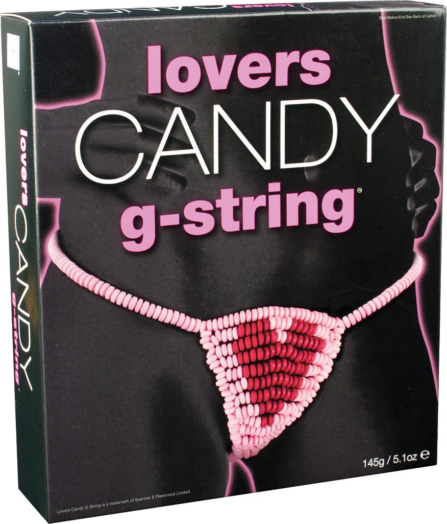 Sexy Lover's Candy Heart G-String Thong - Romantic Valentine's Day Lingerie for Women, Cute & Playful Underwear Gift