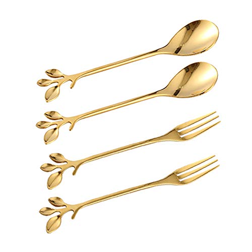 2 Spoons 2 Forks-Gold