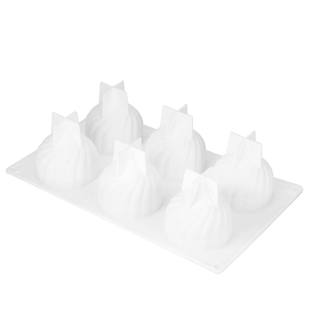 6 Grids Silicone Baking Mold - Heat Resistant, Food Grade Cake Pan for Cupcakes, Muffins & Brownies - Perfect for Home Baking & Dessert Shops