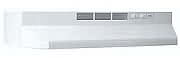 Broan 413601EX Ductless Range Hood - 220/240V Under Cabinet Kitchen Ventilation with Charcoal Filter for Smoke & Odor Removal - Perfect for Apartments & Small Kitchens