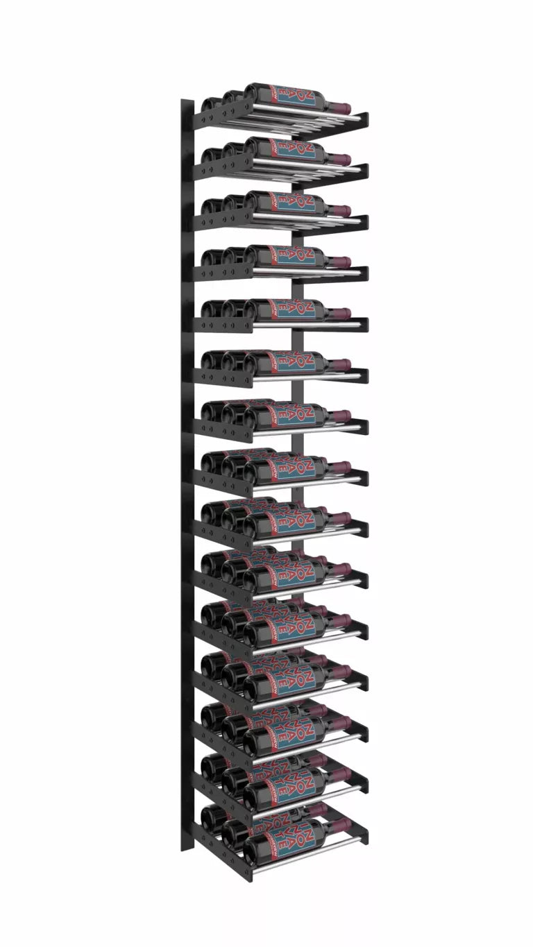 VintageView Evolution 75-Inch Wall Mounted Wine Rack Kit - Holds 15 to 45 Bottles - Space Saving Wine Storage Solution for Home Bar, Kitchen, Dining Room & Wine Cellar Organization