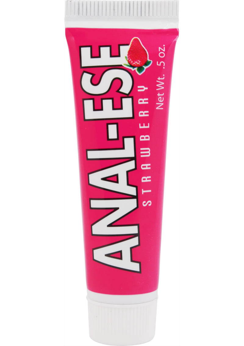 Anal Desensitizing Cream for Pain Relief - Strawberry Flavor 0.5oz - Perfect for Anal Play, Comfortable Intimacy & Sensitive Skin Care