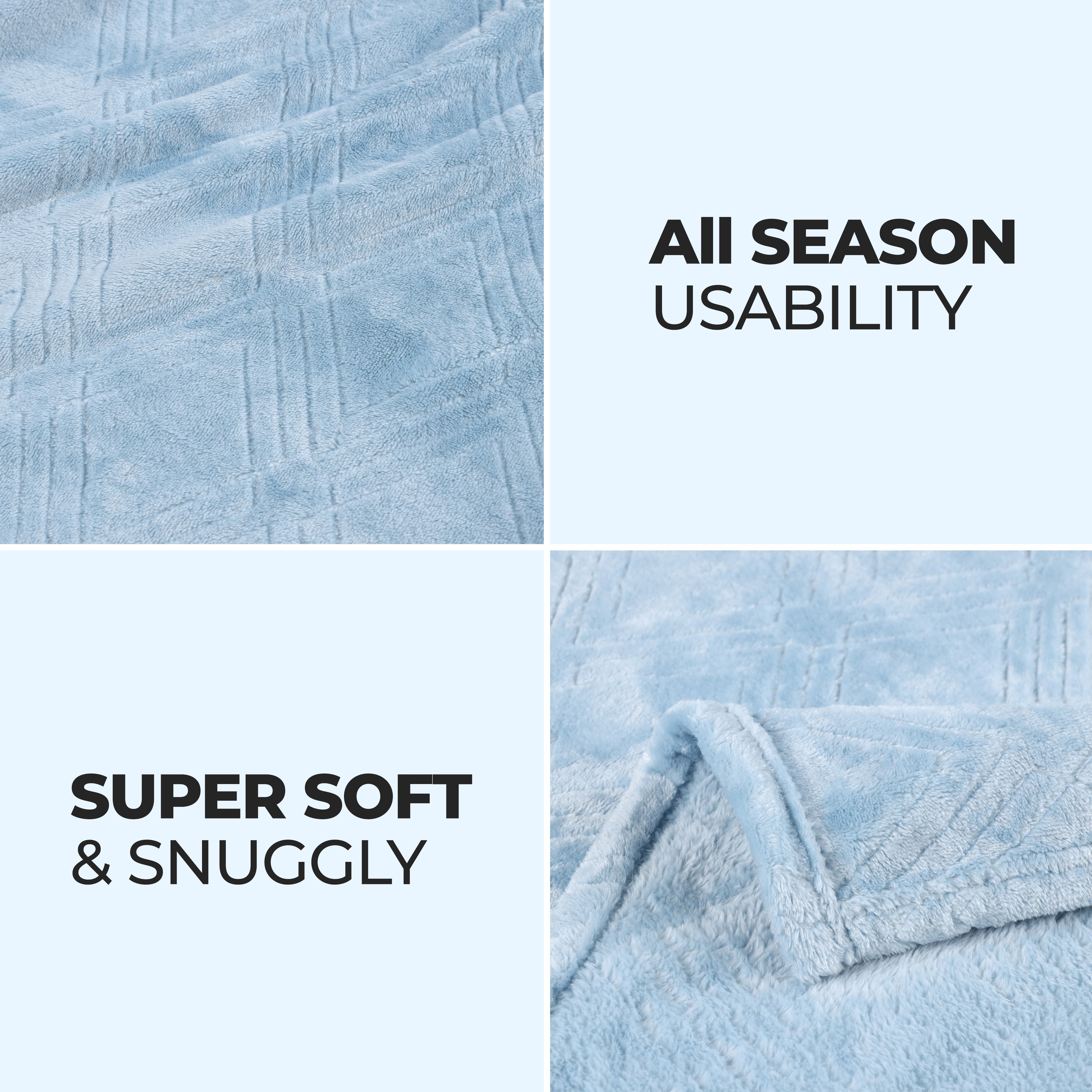 Premium Alaska Diamond Plush Fleece Blanket - Ultra Soft & Cozy Throw for Bed, Sofa, and Travel - Warm Winter Blanket for Home, Office, and Camping