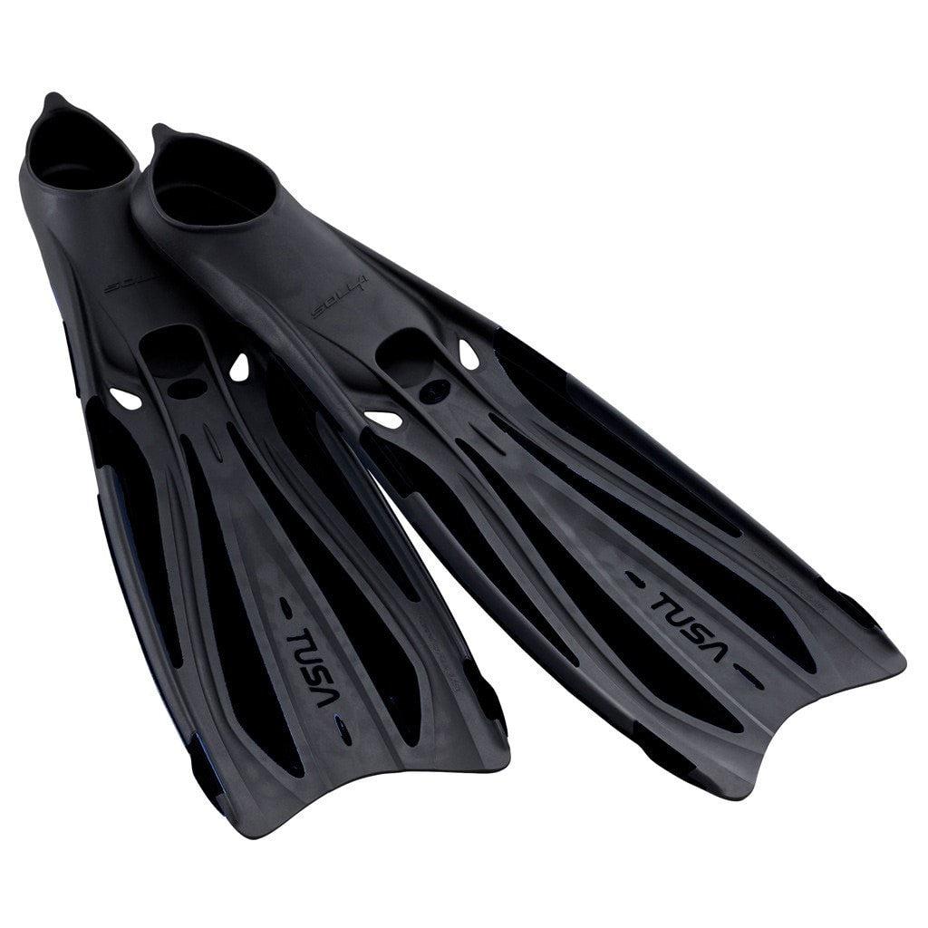 Tusa Solla Full Foot Fins for Snorkeling & Scuba Diving - Comfortable Swim Fins for Men & Women - Perfect for Beach, Pool & Water Sports