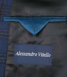 Alessandro Vitello Classic Fit Wool Sport Coat 565 10 - Premium Men's Blazer for Business, Office & Formal Events - Perfect for Weddings, Interviews & Professional Occasions
