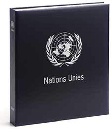 DAVO 8241 Premium Luxury Binder Stamp Album for United Nations Collectors - Perfect for Philately, Stamp Collecting, and Display