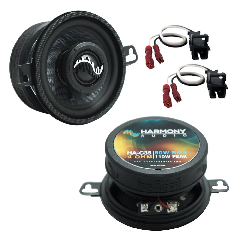 Premium Harmony HA-C35 Rear Dash Replacement Speakers Compatible with Buick Regal 1984-1987 | High-Quality Car Audio Upgrade for Enhanced Sound Experience