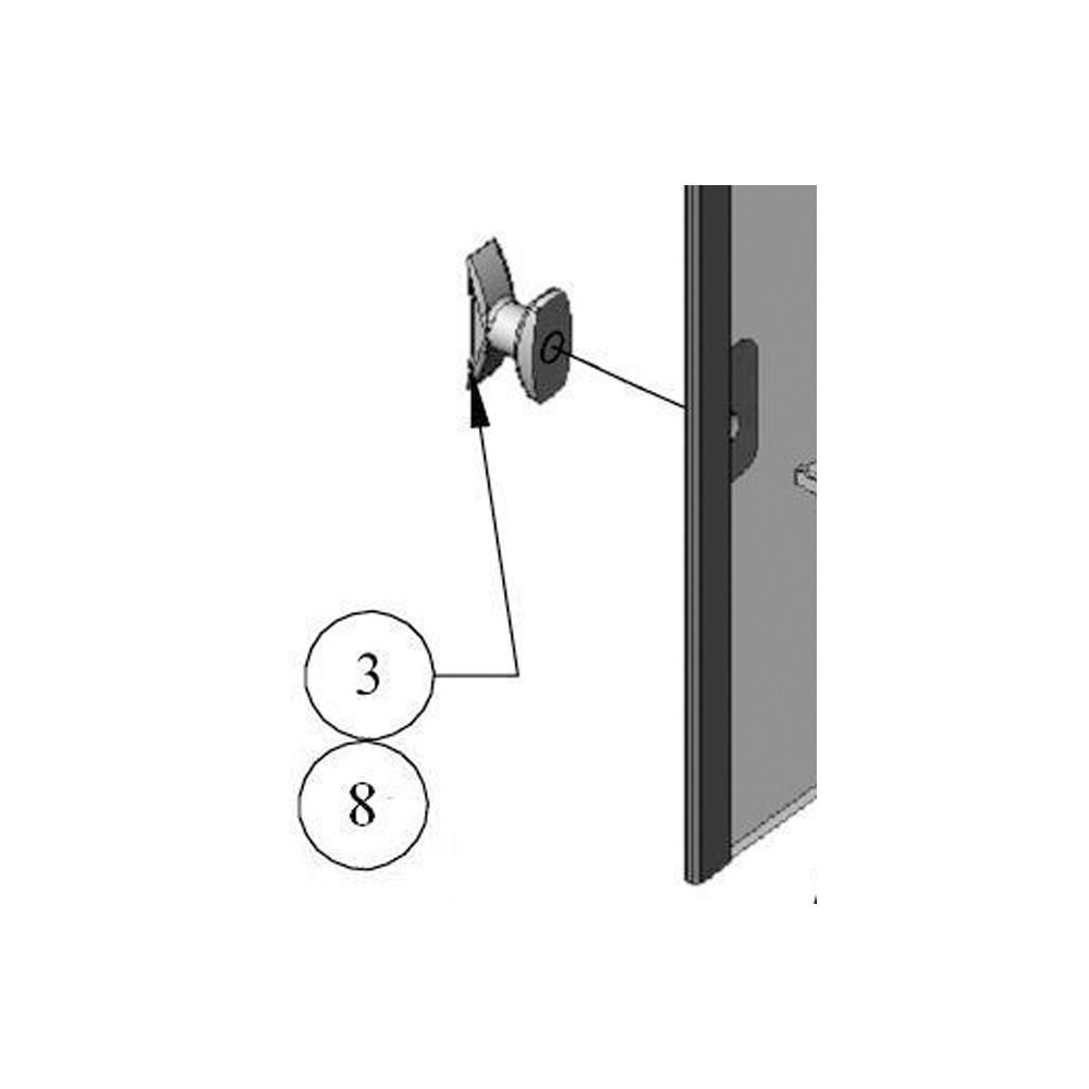 Edlund Replacement Keys for Helios Knife Sterilizer - Compatible with Edlund Knife Sanitizers - Durable Stainless Steel Keys for Professional Kitchens & Food Service